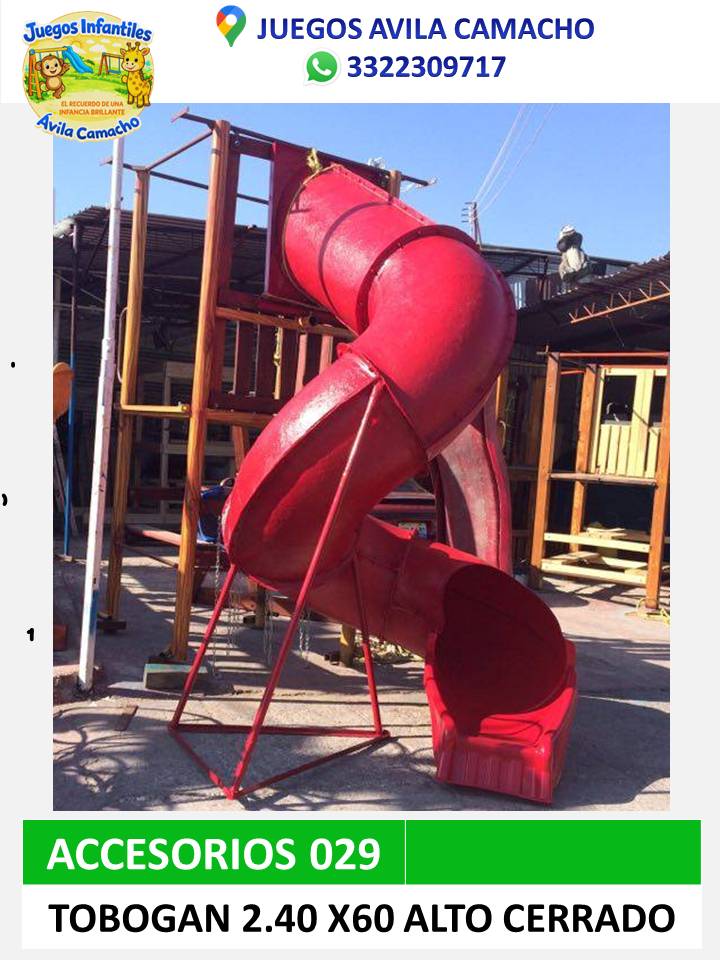 tobogán 2.20 cerrado